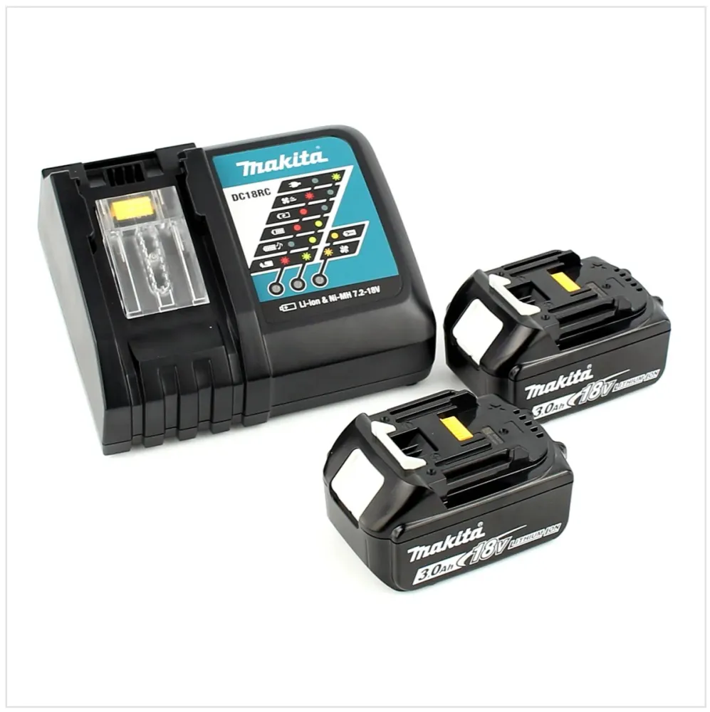 Aspirateur dorsal à batterie Makita DVC 260 36V (2x 18V) sans balais avec 2x batterie 3,0 Ah et chargeur
