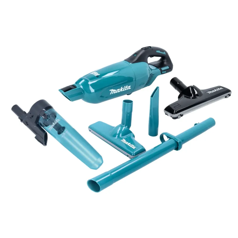Aspirateur sans fil Makita DCL 280 FZ 18 V sans balai + accessoire séparateur cyclone + suceur pour tapis - sans batterie,...