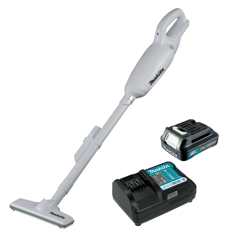 Aspirateur balai CXT ® MAKITA CL106FDWYW - 12V Li-Ion - 1,5 Ah - 31 mbar - 1 batterie + chargeur MAKITA MACHINES