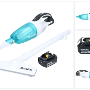 Makita DCL 181 FM1WX Aspirateur à batterie 18 V 53 mbar 0,65 L + 1x batterie 4,0 Ah - sans chargeur