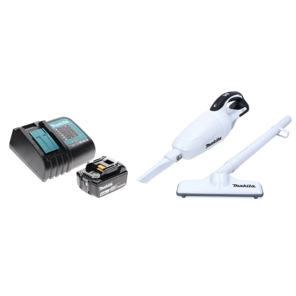 Makita DCL 181 FRM1 W Aspirateur sans fil 18 V Wei + 1x batterie 4,0 Ah + chargeur