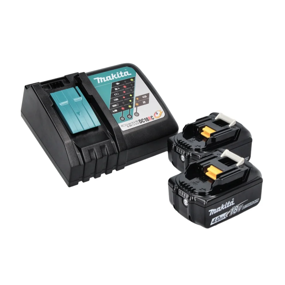 Makita DCL 182 RM B Aspirateur sans fil 18 V noir + 2x batterie 4,0 Ah + chargeur
