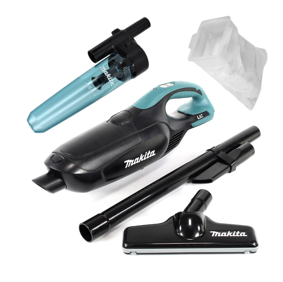 Makita DCL 182 ZB Aspirateur sans fil 18 V noir + 1x séparateur cyclone + 1x sac filtrant en non-tissé - sans batterie, sa...