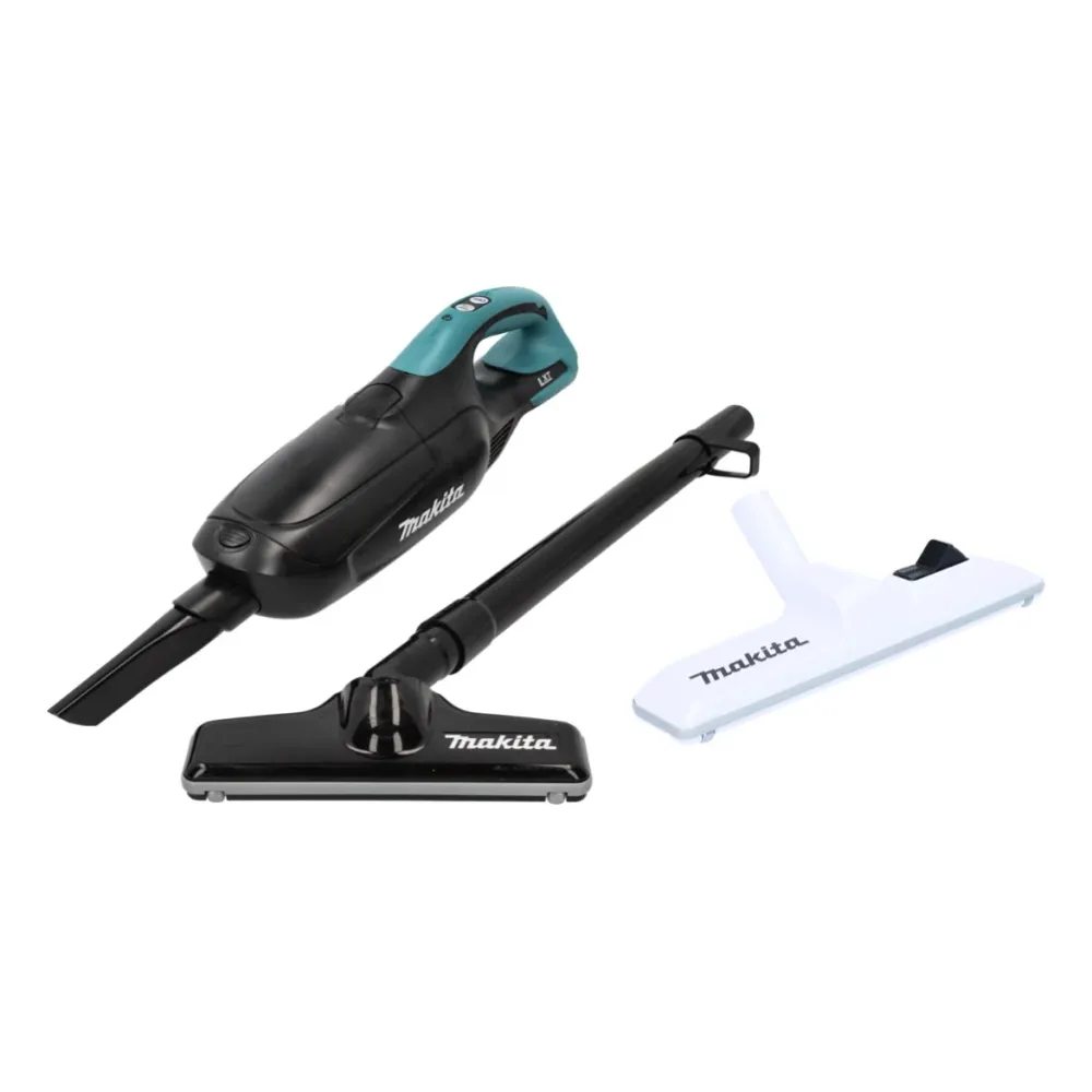 Makita DCL 182 ZB aspirateur sans fil 18 V noir + brosse sol avec interrupteur - sans batterie, sans chargeur