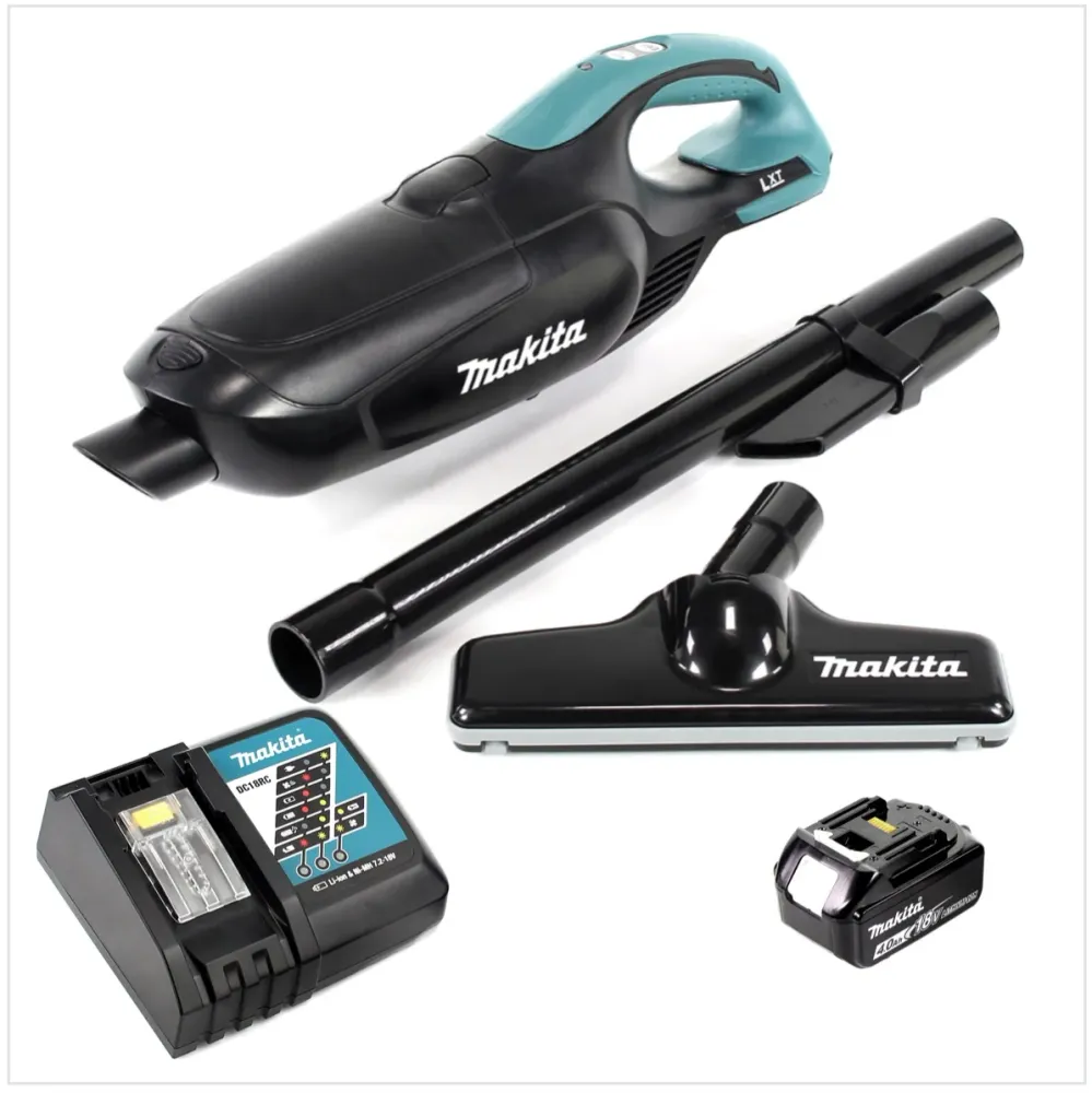 Makita DCL 182 RM1 B Aspirateur à batterie 18 V noir + 1x batterie 4,0 Ah + chargeur