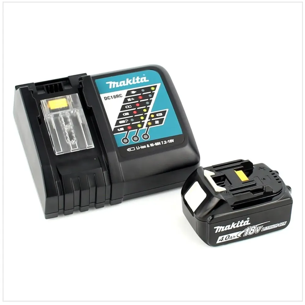 Makita DCL 182 RM1 B Aspirateur à batterie 18 V noir + 1x batterie 4,0 Ah + chargeur
