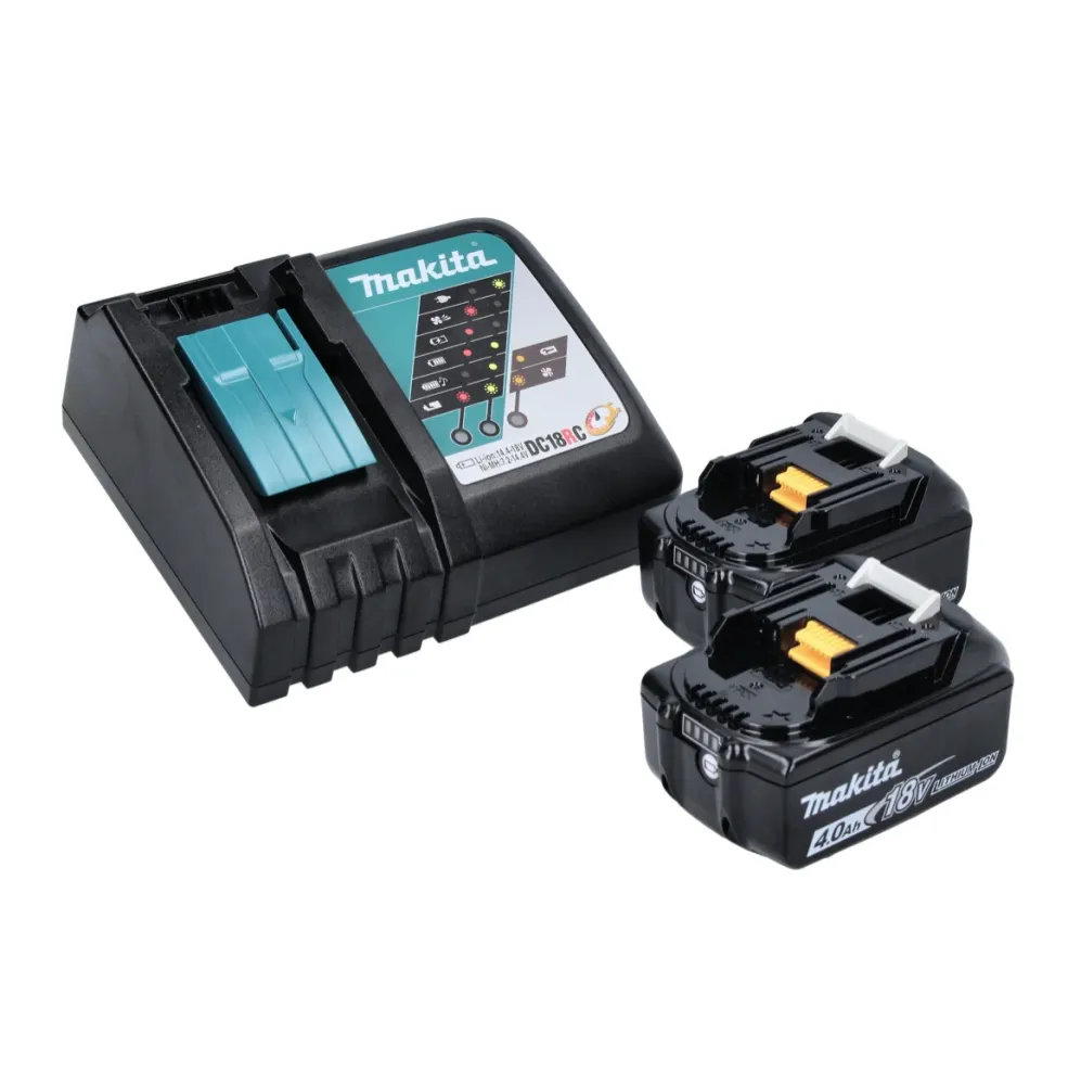 Makita DCL 184 RM aspirateur sans fil 18 V 54 mbar 0,5 l + 2x batterie 4,0 Ah + chargeur