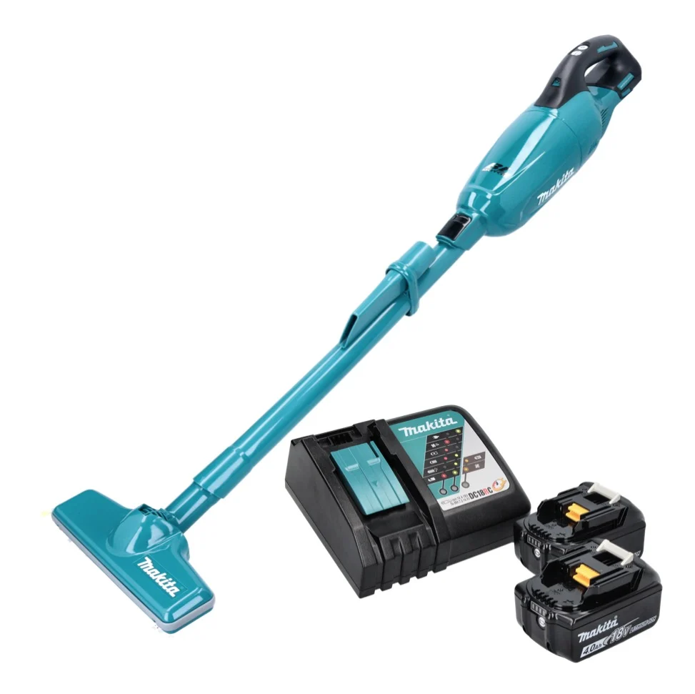 Makita DCL 281 FRM Aspirateur sans fil 18 V Brushless + 2x batterie 4,0 Ah + chargeur