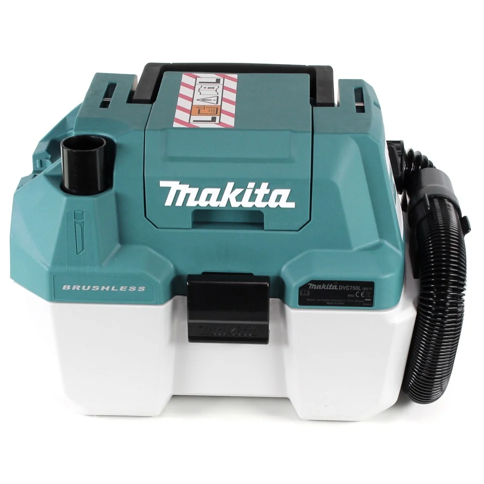Makita DVC 750 LM1X3 Aspirateur à eau et à poussière sans fil 18 V portable + 1x batterie 4,0 Ah - sans accessoires, sans...