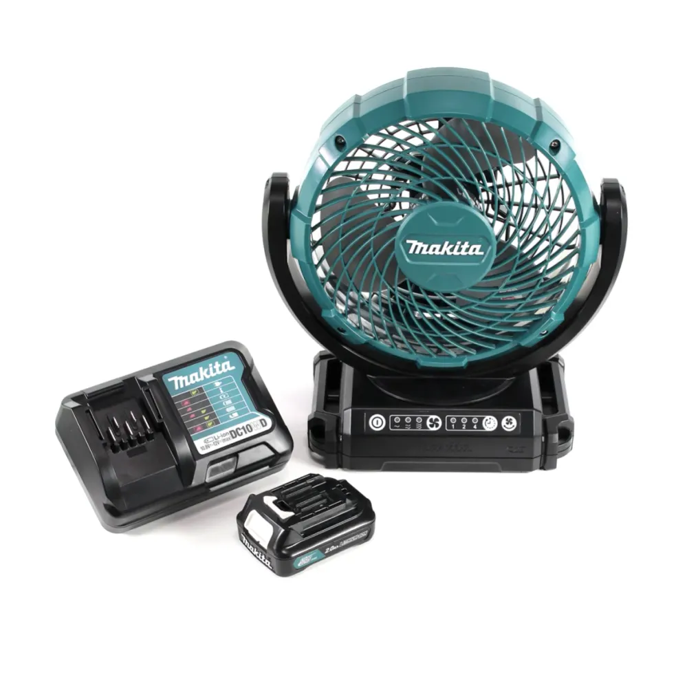 Ventilateur sur batterie Makita CF 101 WA1 12V + 1x batterie 2,0Ah et chargeur rapide