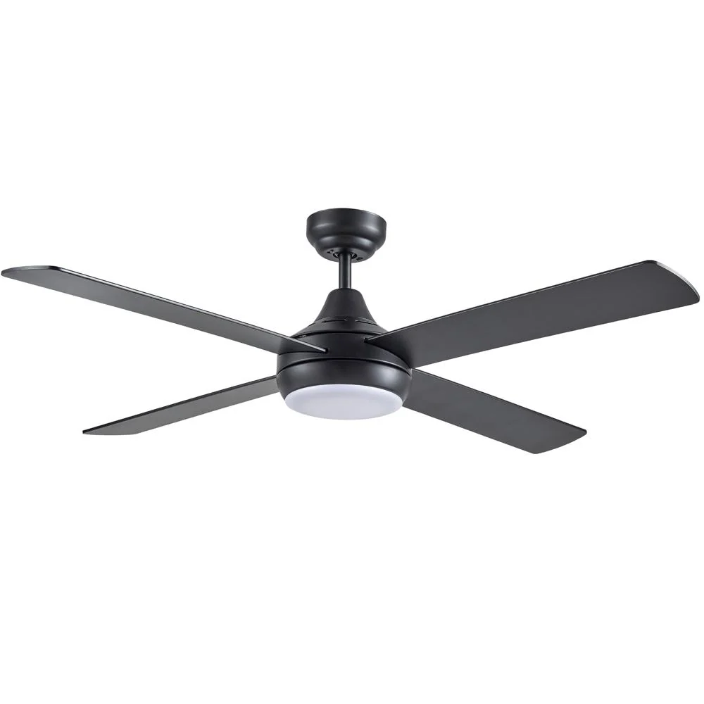 Ventilateur de plafond Martec Link à 4 pales, noir Black