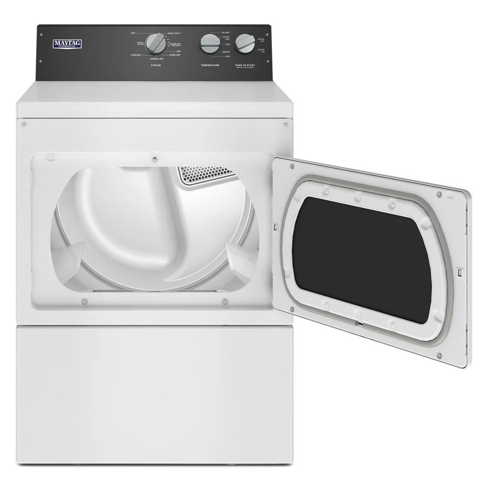 Maytag Commercial Laundry Sécheuse électrique de 7,4 pi. cu. avec capteur Intellidry® YMEDP586GW