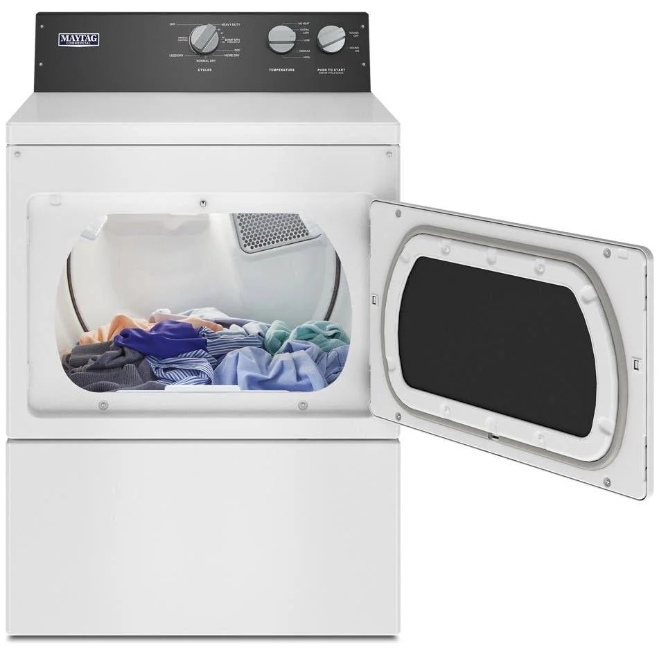 Maytag Commercial Laundry Sécheuse électrique de 7,4 pi. cu. avec capteur Intellidry® YMEDP586GW