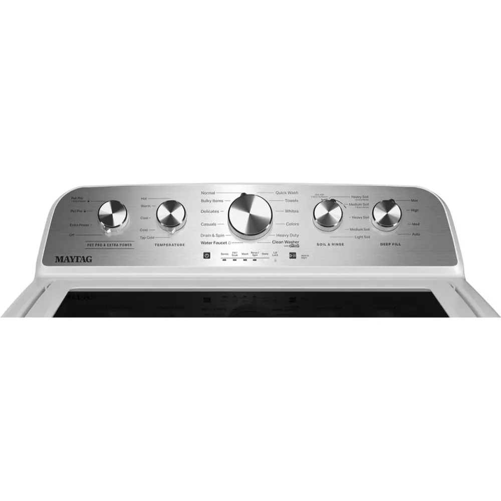Maytag Laveuse à chargement vertical de 5,4 pi. cu. avec option Pet Pro MTW5605RW