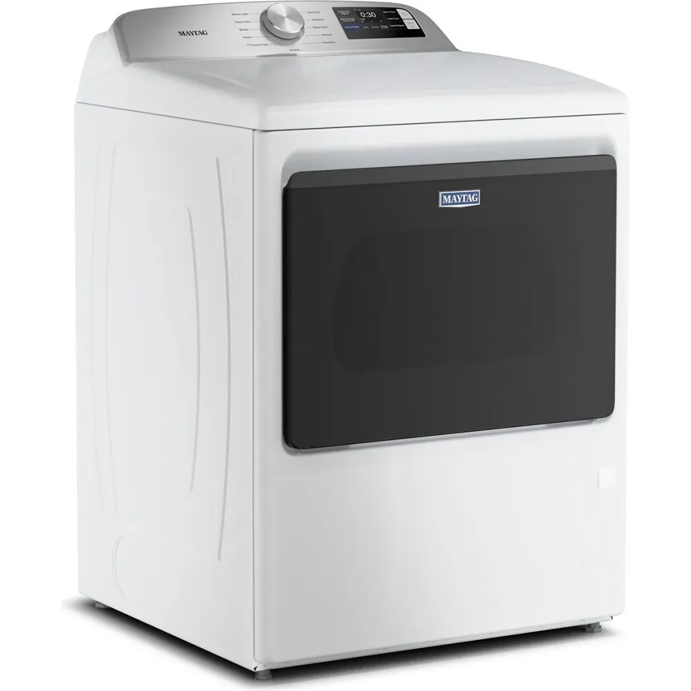 Maytag Sécheuse électrique de 7,4 pi. cu. avec fonction Extra Power et détection d’humidité perfectionnée YMED6205RW