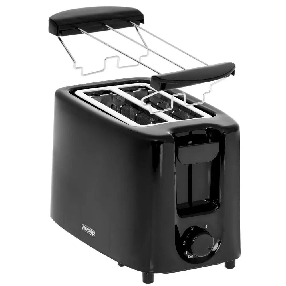 Mesko toaster, grille-pain 2 tranches, 900W, noir, MS 3220
