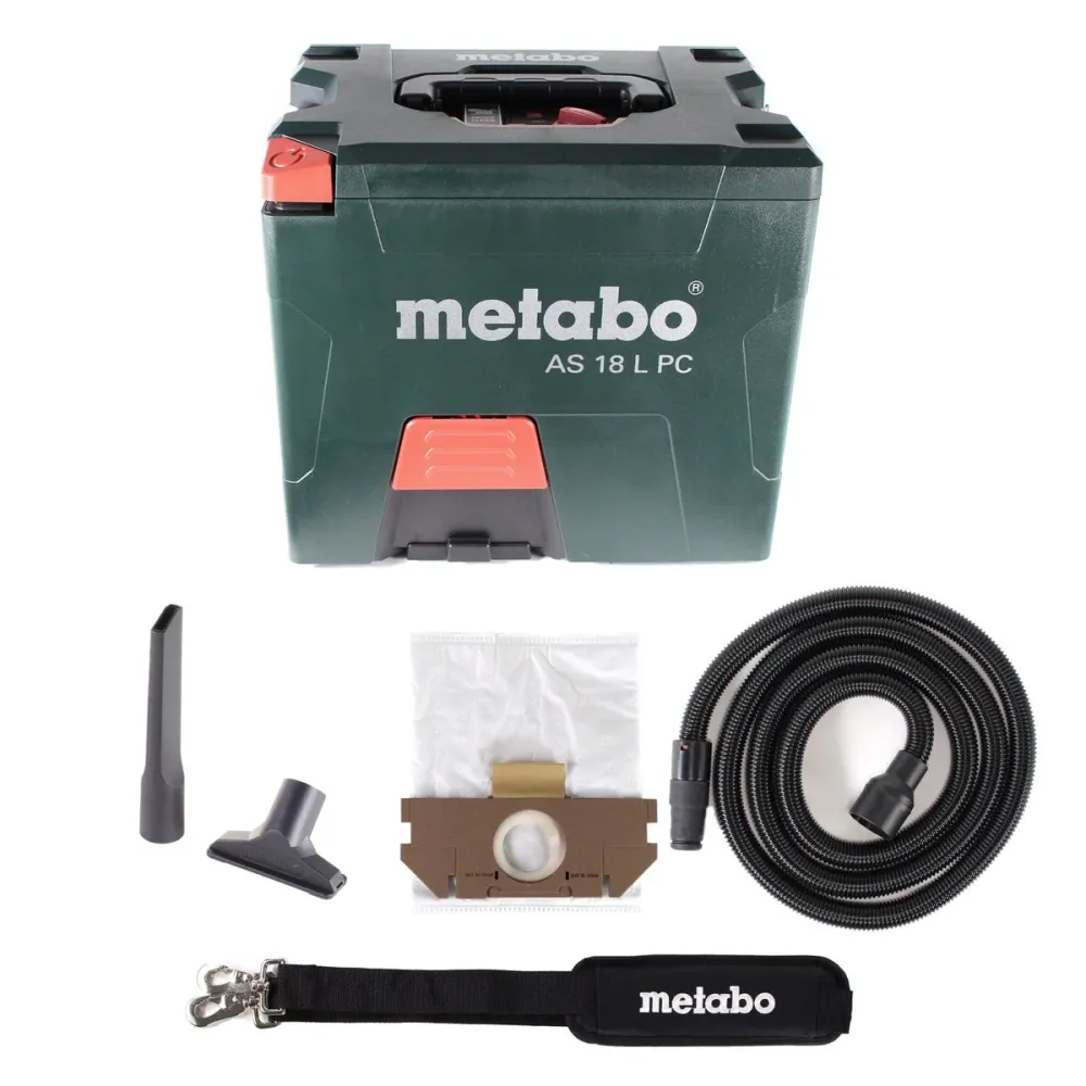Metabo AS 18 L PC Aspirateur sans fil 18V 7,5L ( 602021850 ) - sans batterie, sans chargeur