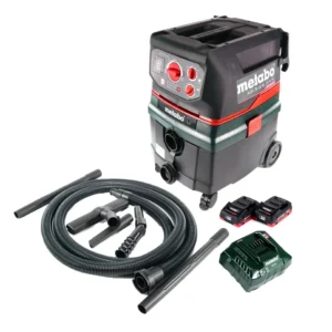Metabo ASR 36 18 BL 25 M SC 36 V (2x 18 V) Aspirateur sec/humide sans fil 25 l brushless + 2x Batteries 4.0 Ah + Chargeur