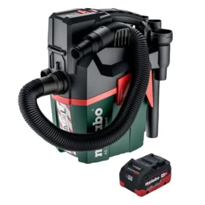 Metabo AS 18 L PC Compact Aspirateur sans fil 18 V 6 l IPX4 classe de poussière L eau et poussière + 1x batterie 5,5 Ah -...