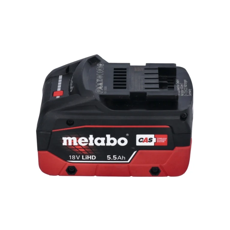 Metabo AS 18 L PC Compact Aspirateur sans fil 18 V 6 l IPX4 classe de poussière L eau et poussière + 1x batterie 5,5 Ah -...