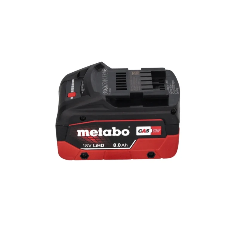 Metabo AS 18 L PC Compact Aspirateur sans fil 18 V 6 l IPX4 classe de poussière L eau et poussière + 1x batterie 8,0 Ah -...