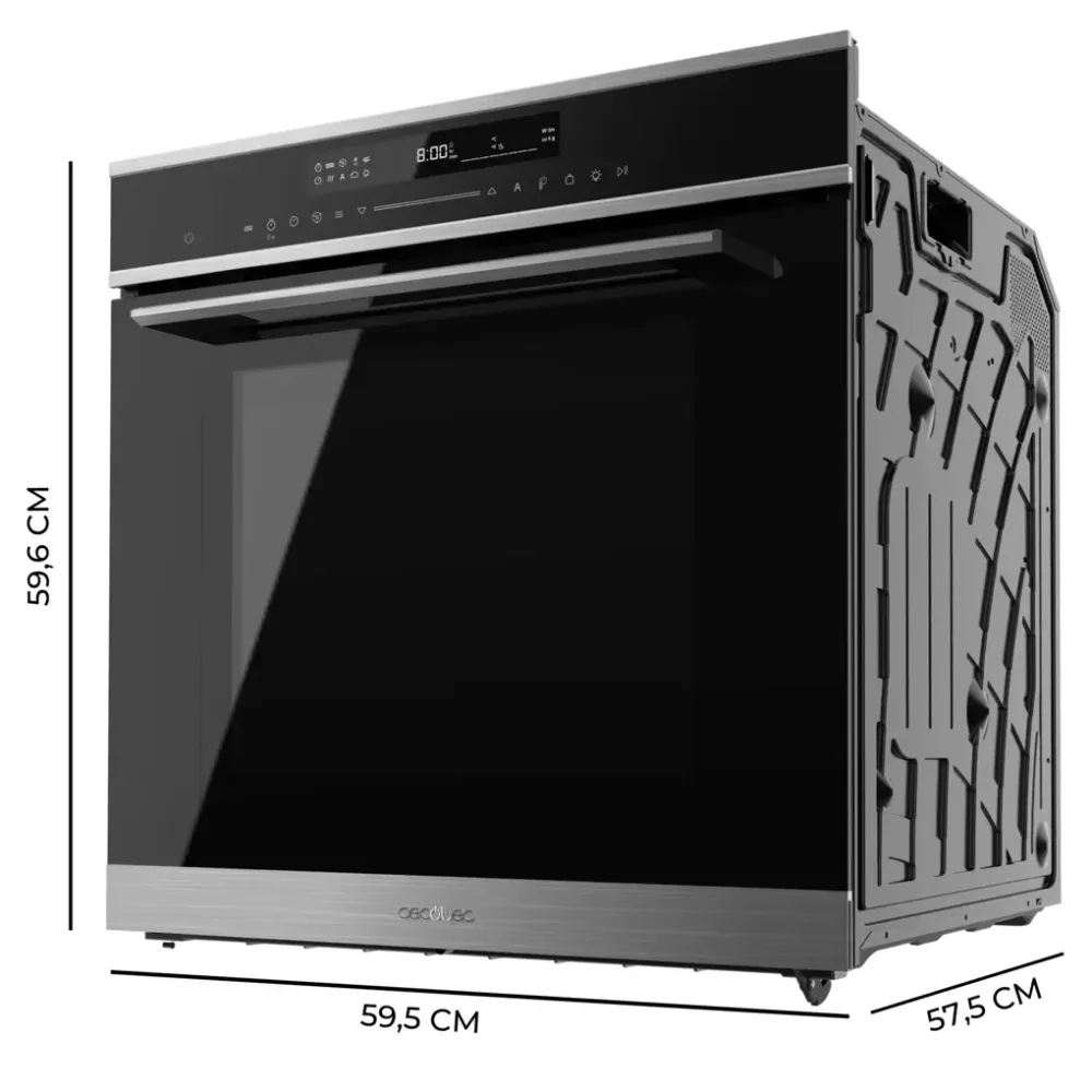 Micro ondes encastrable 72 L avec 13 fonctions et contrôle tactile avancé Cecotec