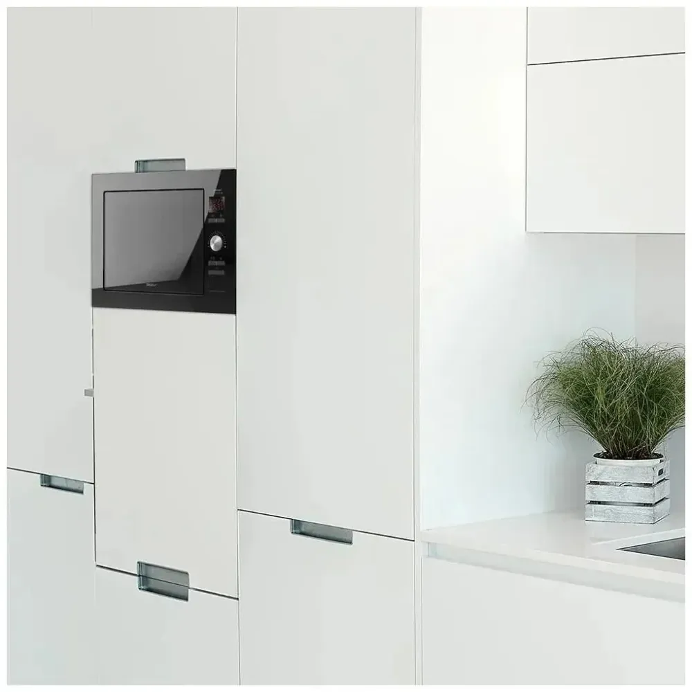 Micro ondes encastrable 25 L grill 1000 W 8 fonctions design moderne et efficace Cecotec