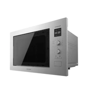 Micro ondes encastrable 25 L grill Cecotec fonctions avancées de cuisson rapide