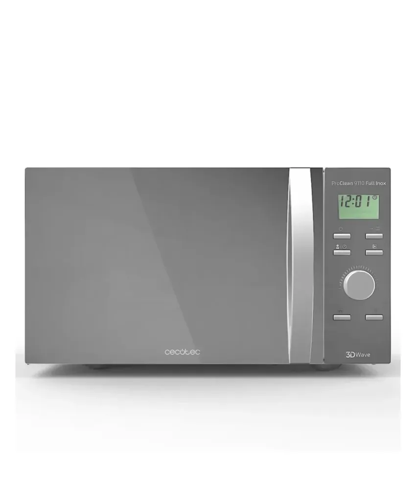 Micro ondes grill 1000W 30L Cecotec design miroir et technologie 3DWave