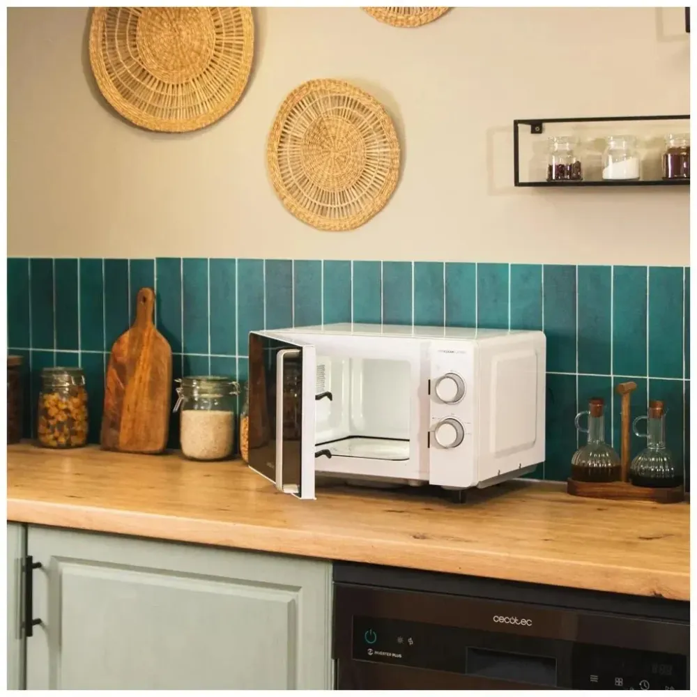 Micro ondes plateau tournant 20 L design moderne puissance technologie 3DWave Cecotec