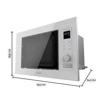 microondes encastrable numérique 21 litres blanc Grandheat 2090 Cecotec