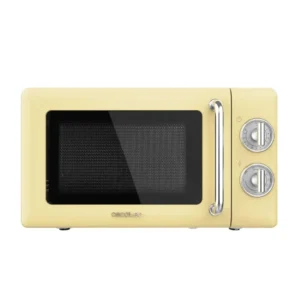 Microondes rétro gril 20L 700W style et fonctionnalité pour votre cuisine Cecotec