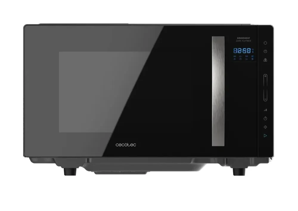 Microondes sans plateau 23 L 800 W 8 fonctions design moderne noir Cecotec