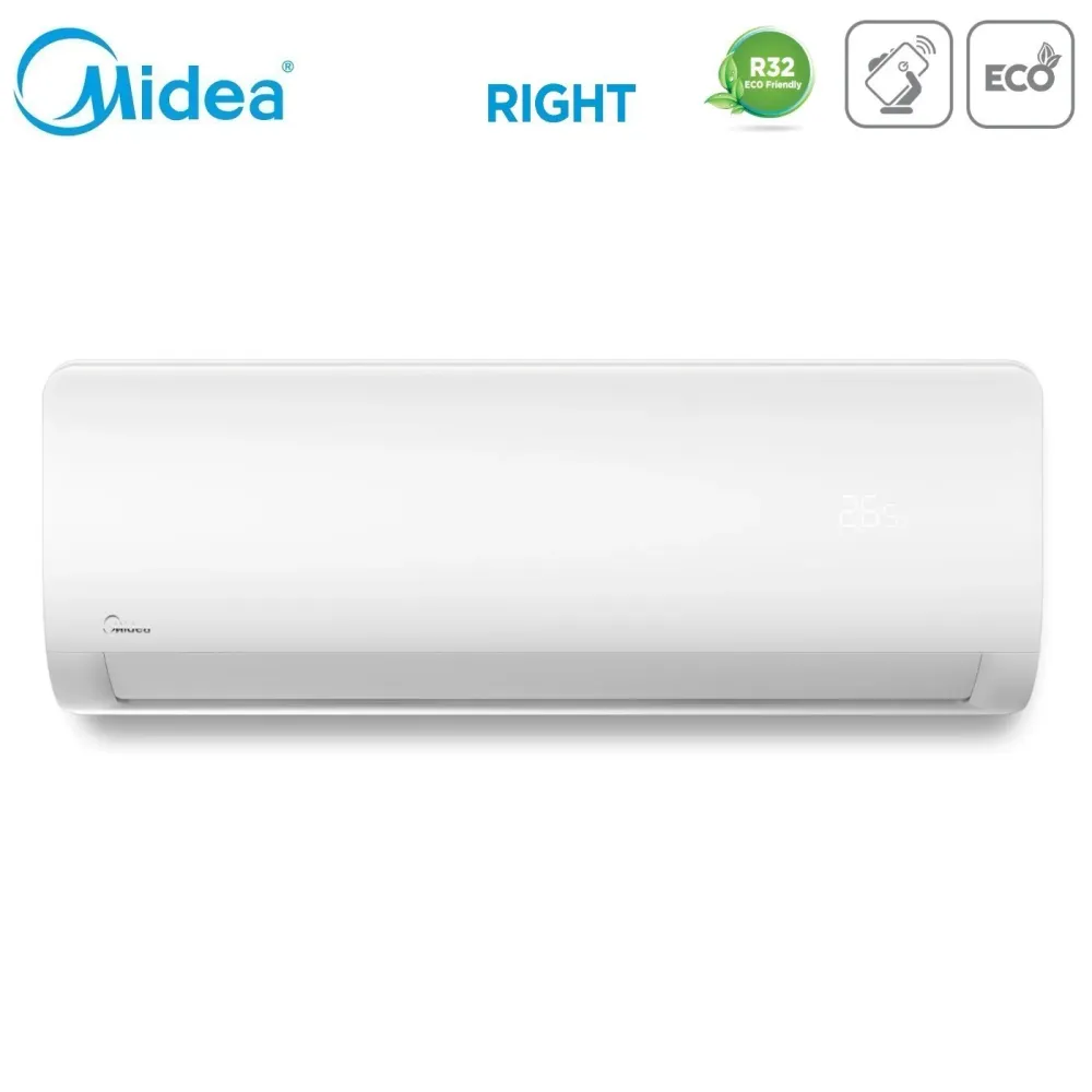 Midea Dual Split Inverter Climatiseur droit série 9 + 12 avec M2od-18hfn8-Q R-32 Wi-Fi en option 9000 + 12000 - Nouveau