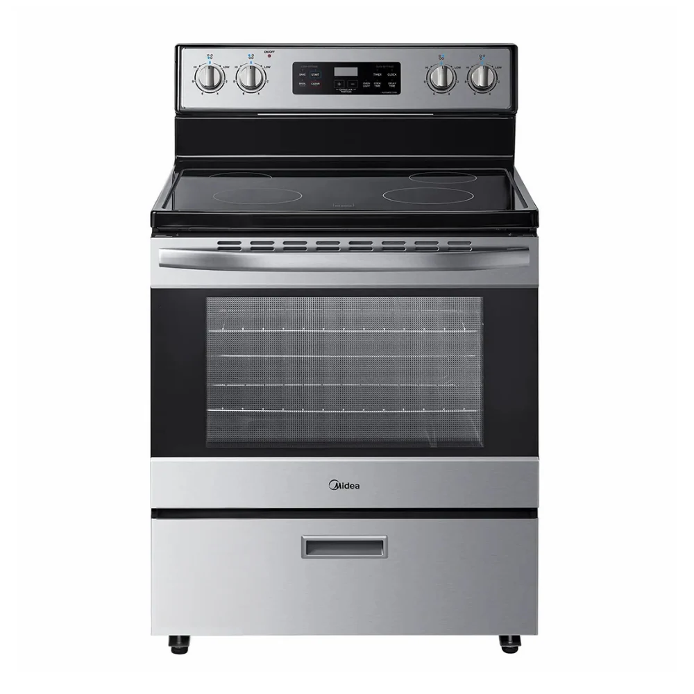MER30B12ASSC - CUISINIÈRES - Midea - Électrique - Acier inoxydable - Boîte Ouverte
