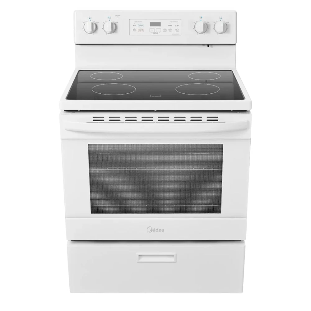 MER30B12AWW - CUISINIÈRES - Midea - Électrique - Blanc - Boîte Ouverte
