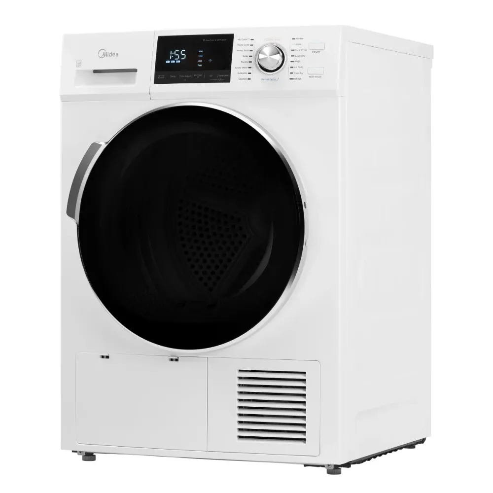 Midea - Sécheuse sans ventilation à pompe à chaleur de 24 po et 4,4 pi³