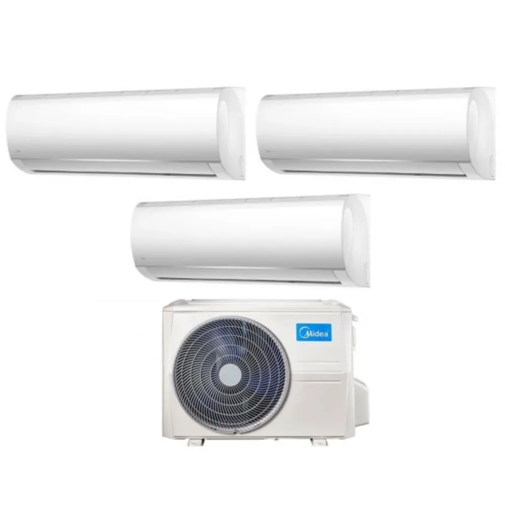 Midea Trial Split Inverter Climatiseur droit série 9 + 9 + 12 avec M3of-27hfn8-Q R-32 Wi-Fi en option 9000 + 9000 + 12000...