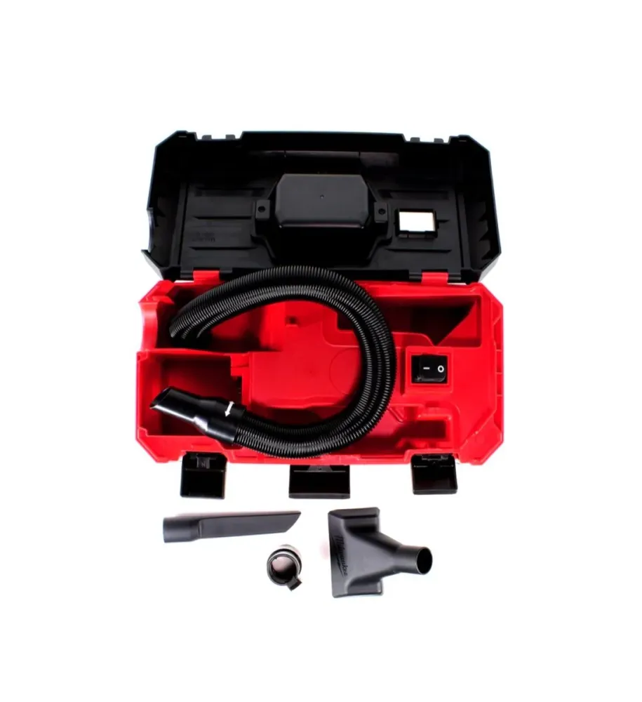 Milwaukee M18 VC2-401 18 V Aspirateur eau et poussiere sans fil + 1x Batterie Milwaukee M18 B4 18 V / 4,0 Ah / 4000 mAh RE...