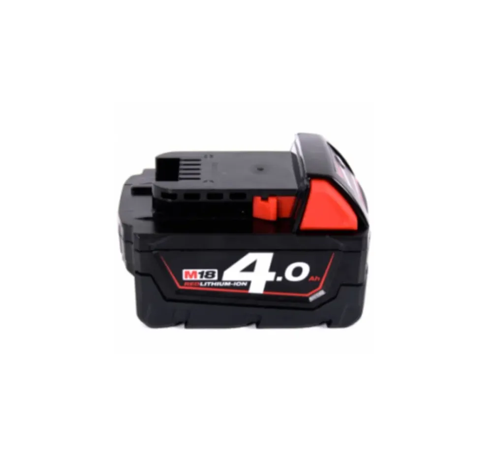 Milwaukee M18 VC2-401 18 V Aspirateur eau et poussiere sans fil + 1x Batterie Milwaukee M18 B4 18 V / 4,0 Ah / 4000 mAh RE...