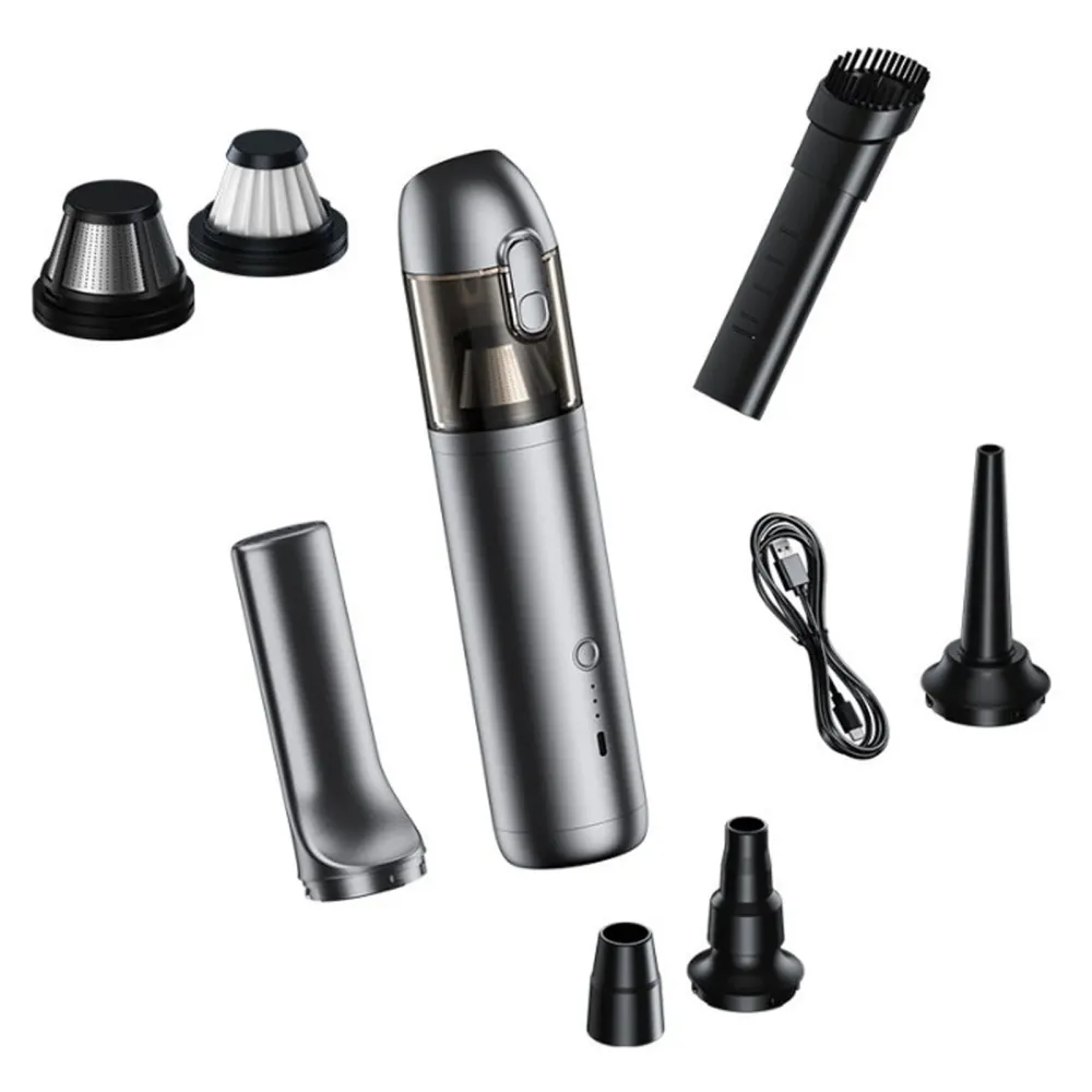 Mini aspirateur 4 niveaux de réglage de la longueur 16000Pa 100W vide main professionnel vide main sans fil puissant pour...