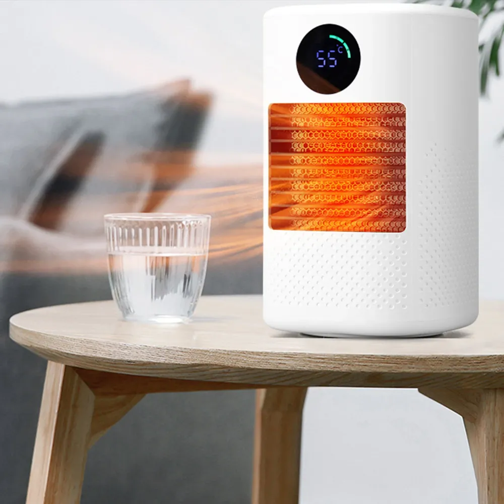 Mini chauffage domestique, ventilateur à air chaud, chauffage de bureau PTC, 230v, télécommande, chauffage d'hiver