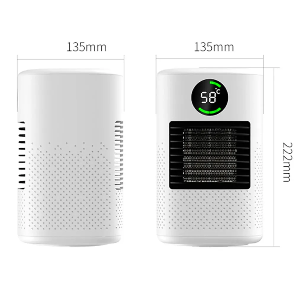 Mini chauffage domestique, ventilateur à air chaud, chauffage de bureau PTC, 230v, télécommande, chauffage d'hiver