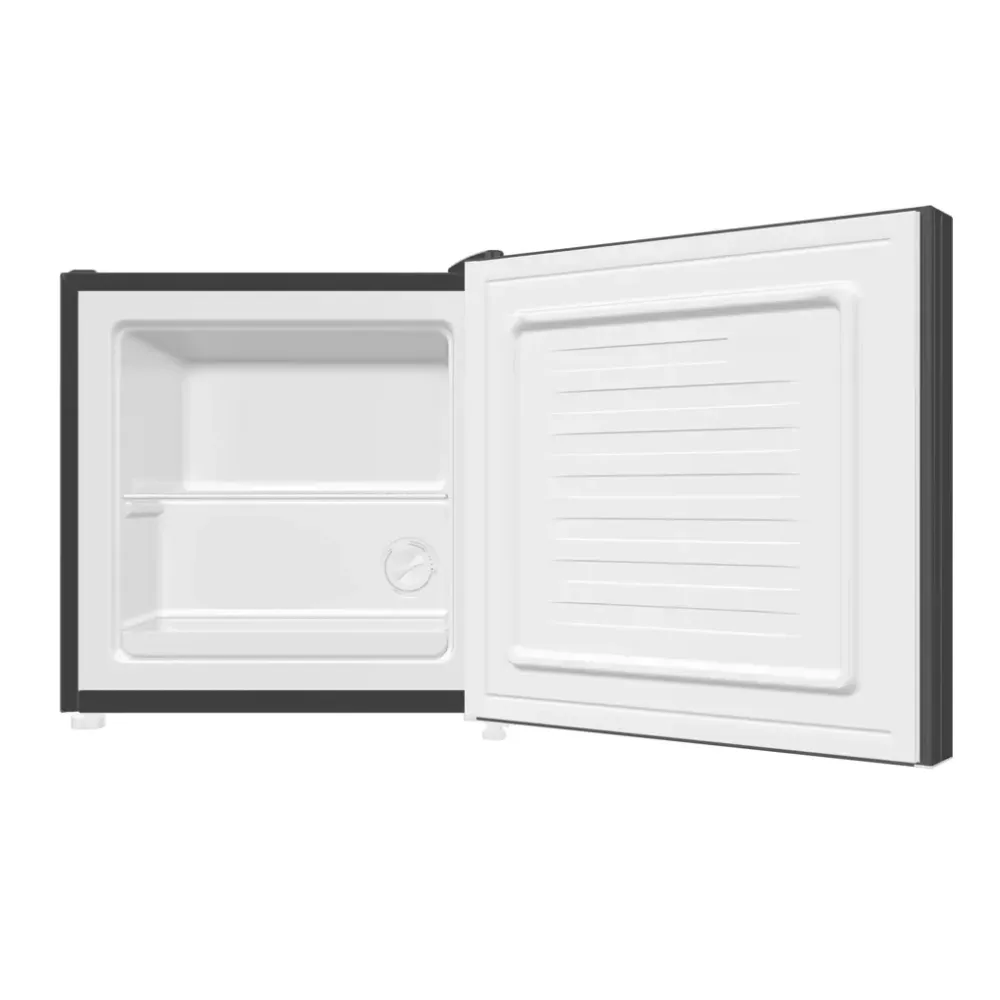 Mini réfrigérateur convertible en congélateur 31 L porte en verre gris économe en énergie Cecotec