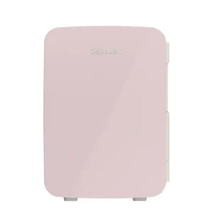 Mini réfrigérateur portable 6 L rose refroidit et chauffe pour la maison et les voyages Cecotec
