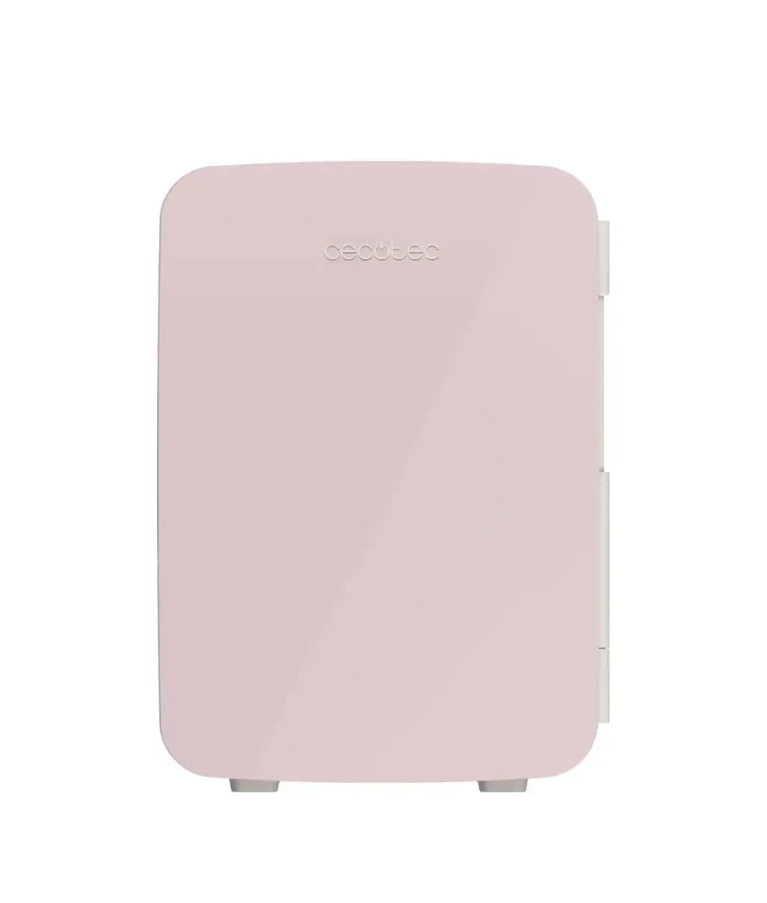 Mini réfrigérateur portable 6 L rose refroidit et chauffe pour la maison et les voyages Cecotec