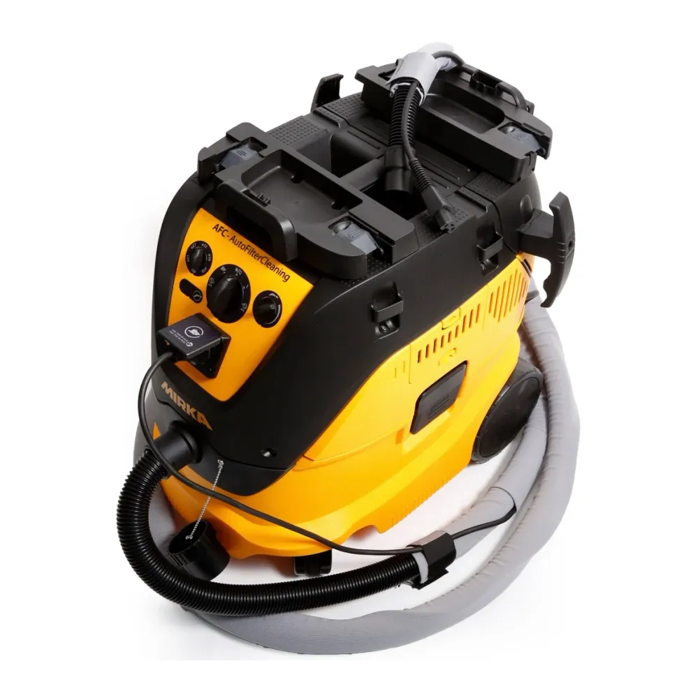 Aspirateur industriel Mirka 1230 M AFC aspirateur eau et poussière Auto Clean classe poussière M 30l 1200W + tuyau 4m + câ...