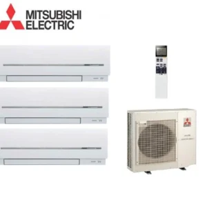 Mitsubishi Electric Air Conditioner Trial Split 12 + 12 + 12 Inverter Series Sf 12000 + 12000 + 12000 Avec Mxz-3e68va Nouveau