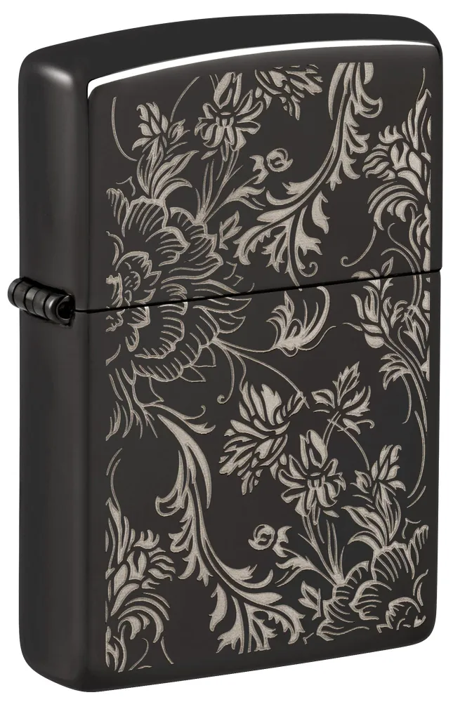 Modèle Filigrane floral en Acier inoxydable brossé