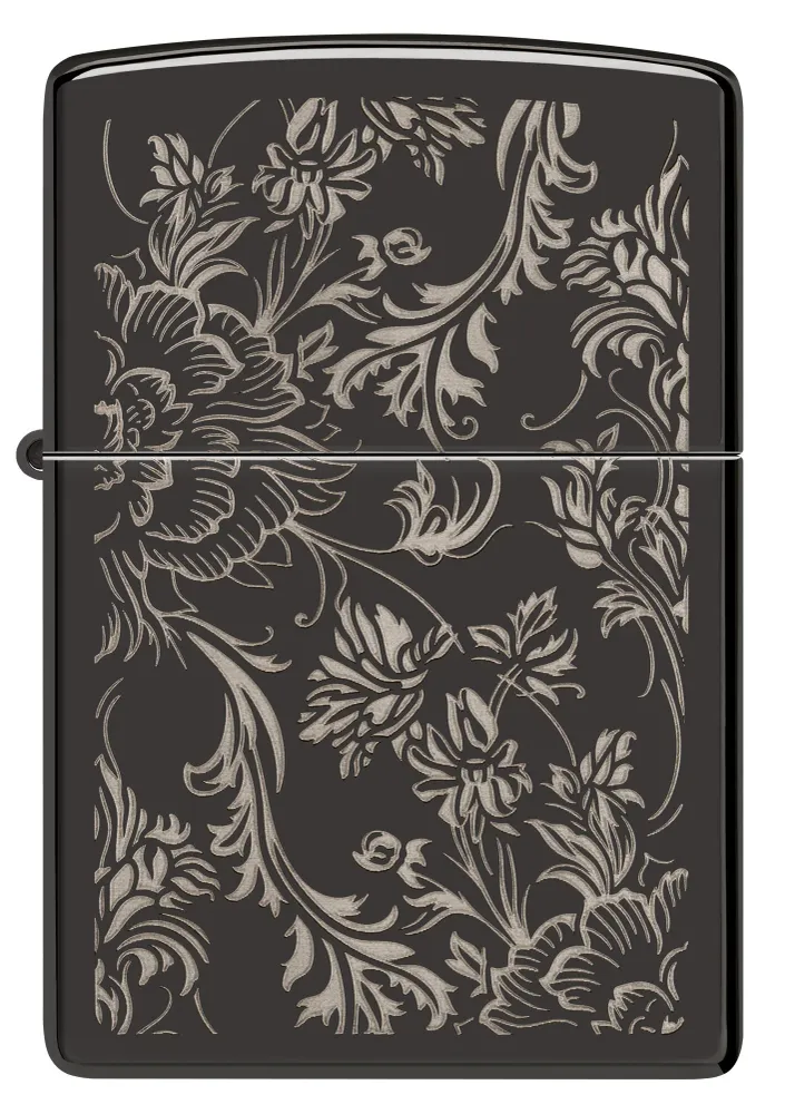 Modèle Filigrane floral en Acier inoxydable brossé